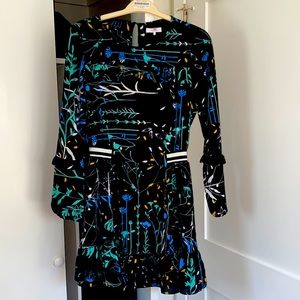 COPY - Parker floral sinched waist dress size medium!